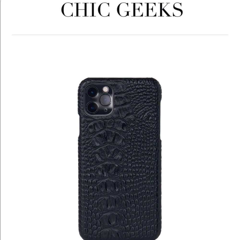 Chic geeks black iPhone 11 Pro Max case